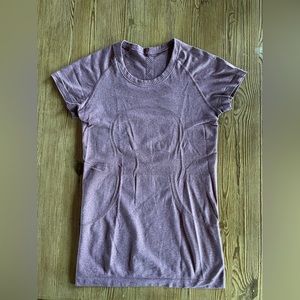 Lululemon Swiftly Short Sleeve, Light Merlot, Size 6